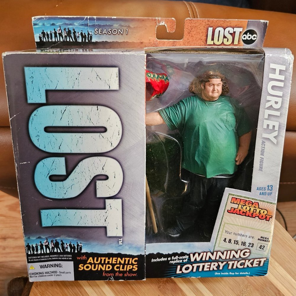 LOST Figure: Hurley, McFarlane Toys Series 1, NIB, LOST memorabilia, collectible